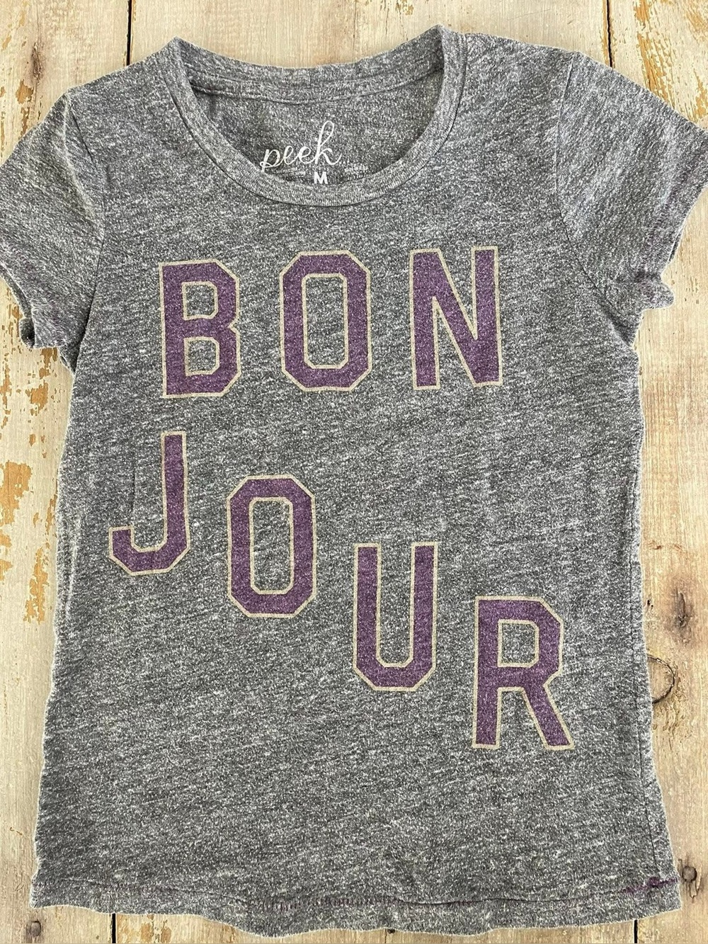 Peek “Bonjour” t-shirt 6/7
